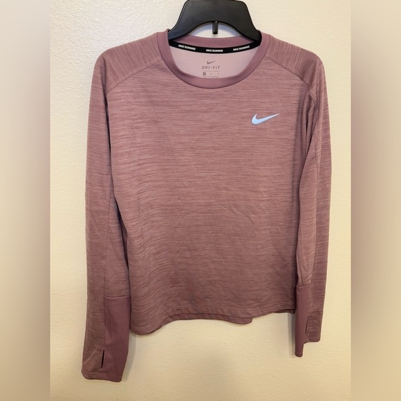 Nike Tops - Nike Women's Mauve dri fit with White Logo
